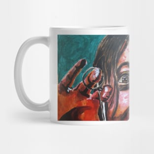 Oldboy - "See No Evil" Dae-Su Oh canvased portrait (original) Mug